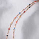 Colorful Beaded Fairy Name Necklace