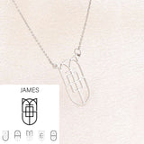 Minimalist Monogram Name Necklace