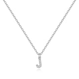 Pavé Uppercase Initial Necklace