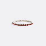 January Birthstone Eternity Stacking Ring