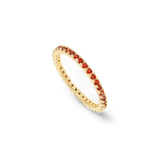 January Birthstone Eternity Stacking Ring