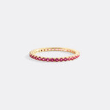 July Birthstone Eternity Stacking Ring
