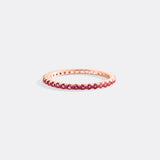 July Birthstone Eternity Stacking Ring