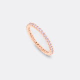 June Birthstone Eternity Stacking Ring