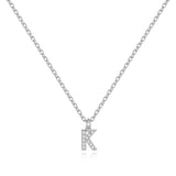 Pavé Uppercase Initial Necklace