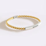 Keep Shining Beaded Inspire Bracelet