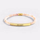 Keep Shining Beaded Inspire Bracelet