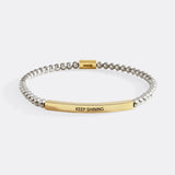 Keep Shining Beaded Inspire Bracelet