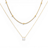 Layered Double Chain Necklace