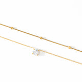 Layered Double Chain Necklace