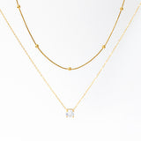Layered Double Chain Necklace