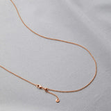 Italian Milano Sterling Silver Adjustable Chain Necklace