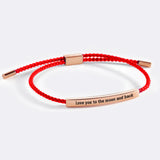Love you to the moon and back Inspire Bracelet