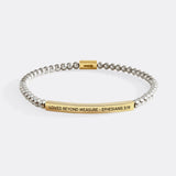 Loved Beyond Measure - Ephesians 3:19 Beaded Inspire Bracelet