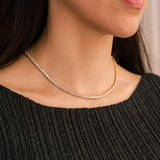 3mm Tennis Necklace
