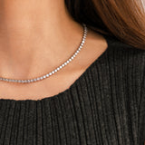 3mm Tennis Necklace