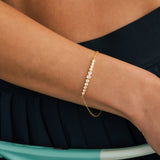 Graduated Bezel Bracelet