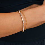 Double Chain Tennis Bracelet