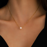 Floating Pearl Necklace