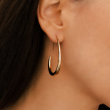 Fluid Hoop Earrings