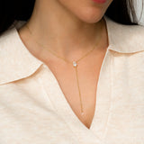 Minimalist Lariat Necklace