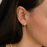 Small Dainty Pave Earring
