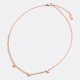 One Heart Initial Necklace
