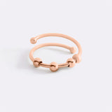 Adjustable Beaded Fidget Ring