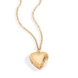 Personalized Heart Locket Necklace