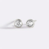 Birthstone Bezel Studs