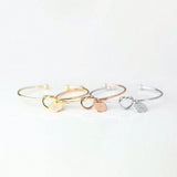 Personalized Tie the Knot Bracelet • Bridesmaid Gift Bracelet