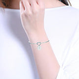 Personalized Tie the Knot Bracelet • Bridesmaid Gift Bracelet