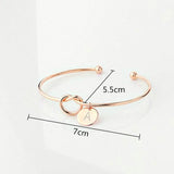 Personalized Tie the Knot Bracelet • Bridesmaid Gift Bracelet