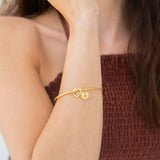 Personalized Tie the Knot Bracelet • Bridesmaid Gift Bracelet