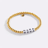 Custom Waterproof Gold Beaded Friendship Bracelet