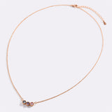 Dainty Family Birthstones Necklace