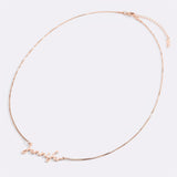 Fairy Name Necklace with Box Chain