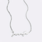 Fairy Name Necklace with Box Chain