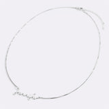Fairy Name Necklace with Box Chain