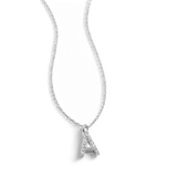Pavé Uppercase Initial Necklace
