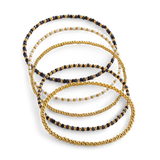 Weather the Storm Beaded Bracelet Stacking Set