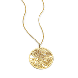 Custom Map Pendant Necklace