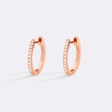 Small Dainty Pave Earring