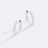 Small Dainty Pave Earring