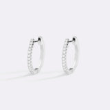 Small Dainty Pave Earring
