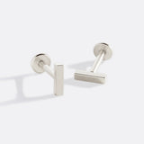Little Bar Sleeper Flatback Earrings | 16g