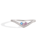 Personalized Venus Birthstone Ring