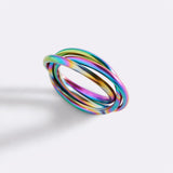 Dainty Interlocking Fidget Ring