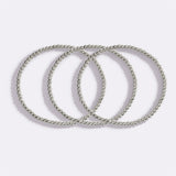 3mm Beaded Bracelet Stacking Set