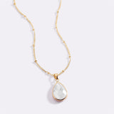 Birthstone Drop Pendant Necklace